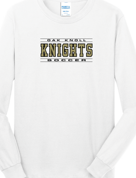 OKMS Knights Soccer Long Sleeve T Shirt