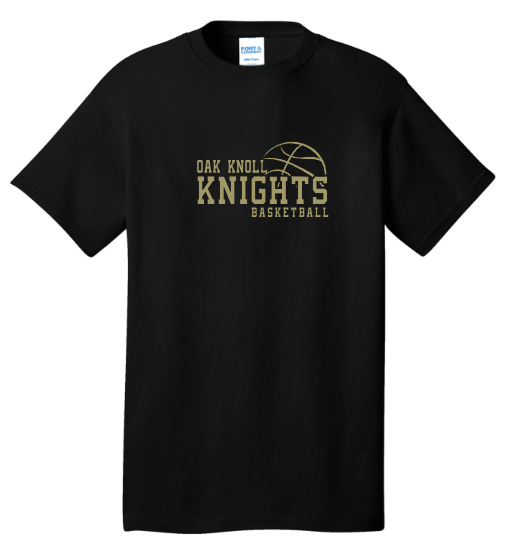 Oak Knoll Boys Basketball Short Sleeve Cotton Shirt