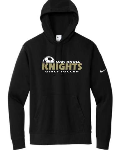 OKMS Knights Soccer 2 Nike Club Fleece Hooded Sweatshirt