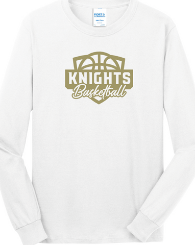 Oak Knoll Girls Basketball Long Sleeve Cotton Shirt