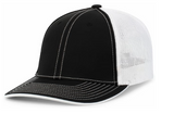 Pacific Headwear Fitted Trucker Hat Mechanicsville Hornets