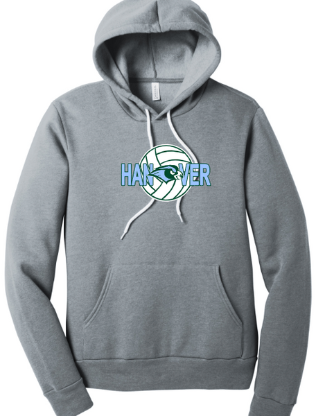 Hanover High Volleyball Bella + Canvas Hooded Sweatshirt