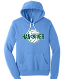 Hanover High Volleyball Bella + Canvas Hooded Sweatshirt