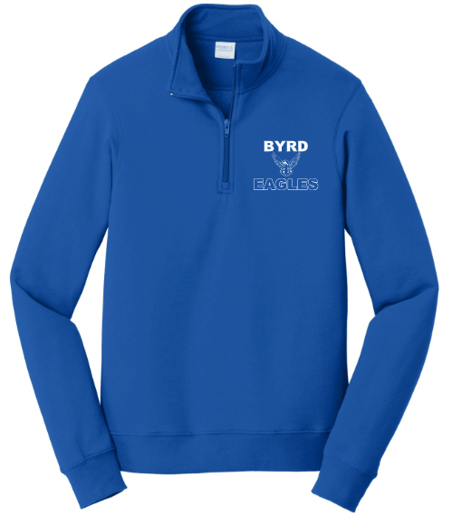 Byrd Elementary Staff 1/4 Zip Eagles Sweatshirt
