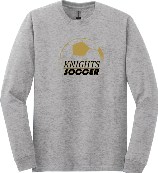 Knights Soccer Long Sleeve T Shirt