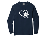 PCES Heart Paw Long Sleeve Shirt