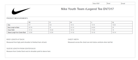 OKMS Tennis Nike rLegend Short Sleeve TShirt
