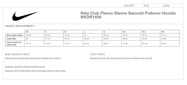 OKMS Knights Tennis Nike Club Fleece Hooded Sweatshirt