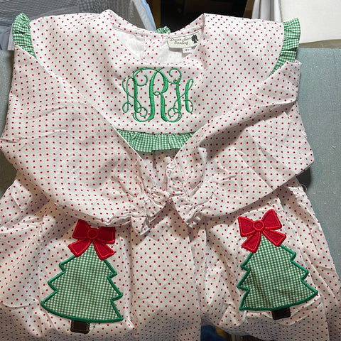 DJ - Ready For Santa Dress/Bloomer Set